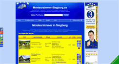 Desktop Screenshot of monteurzimmer-siegburg.de