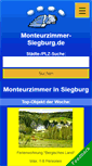 Mobile Screenshot of monteurzimmer-siegburg.de